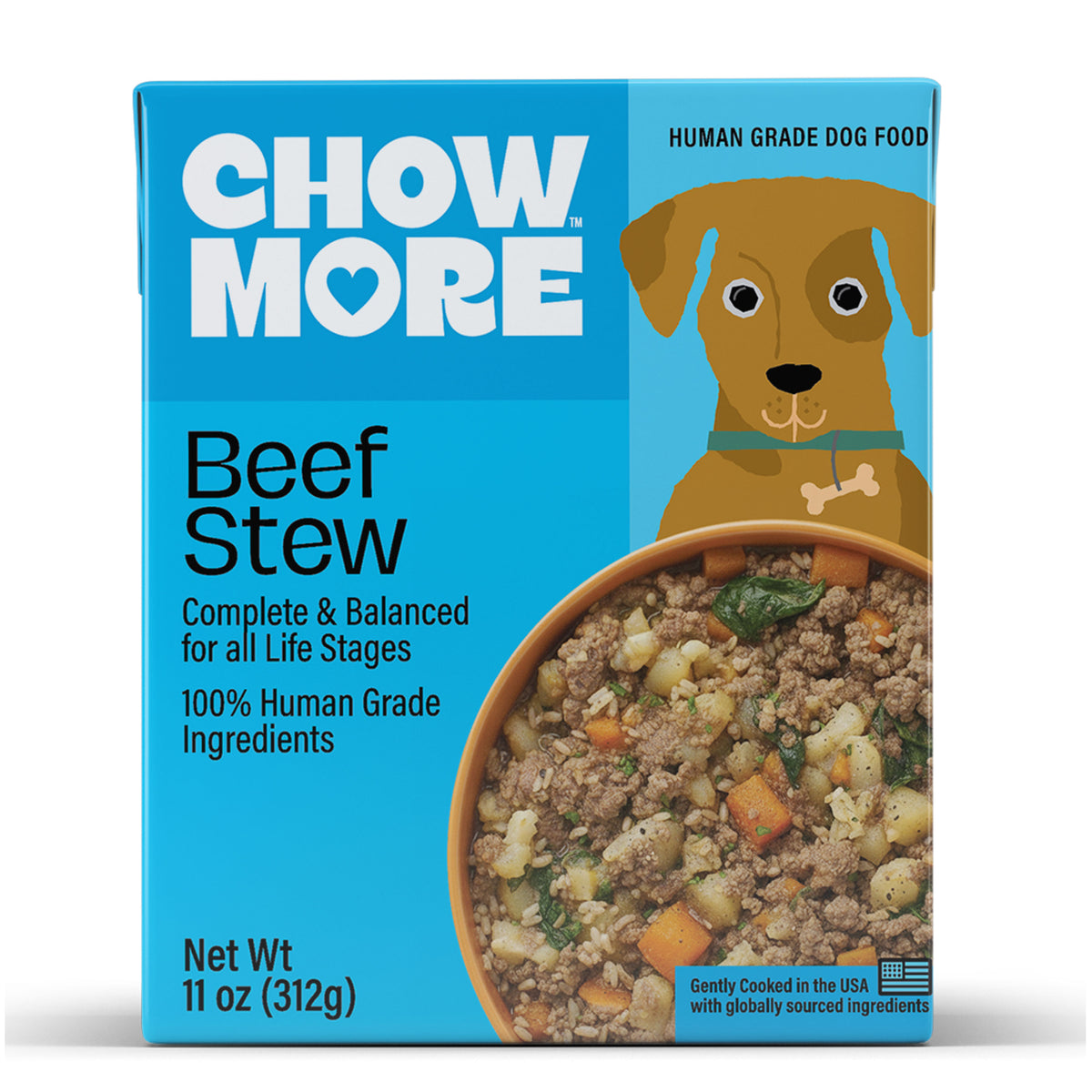 ChowMore Human-Grade Gently Cooked Dog Food Stew