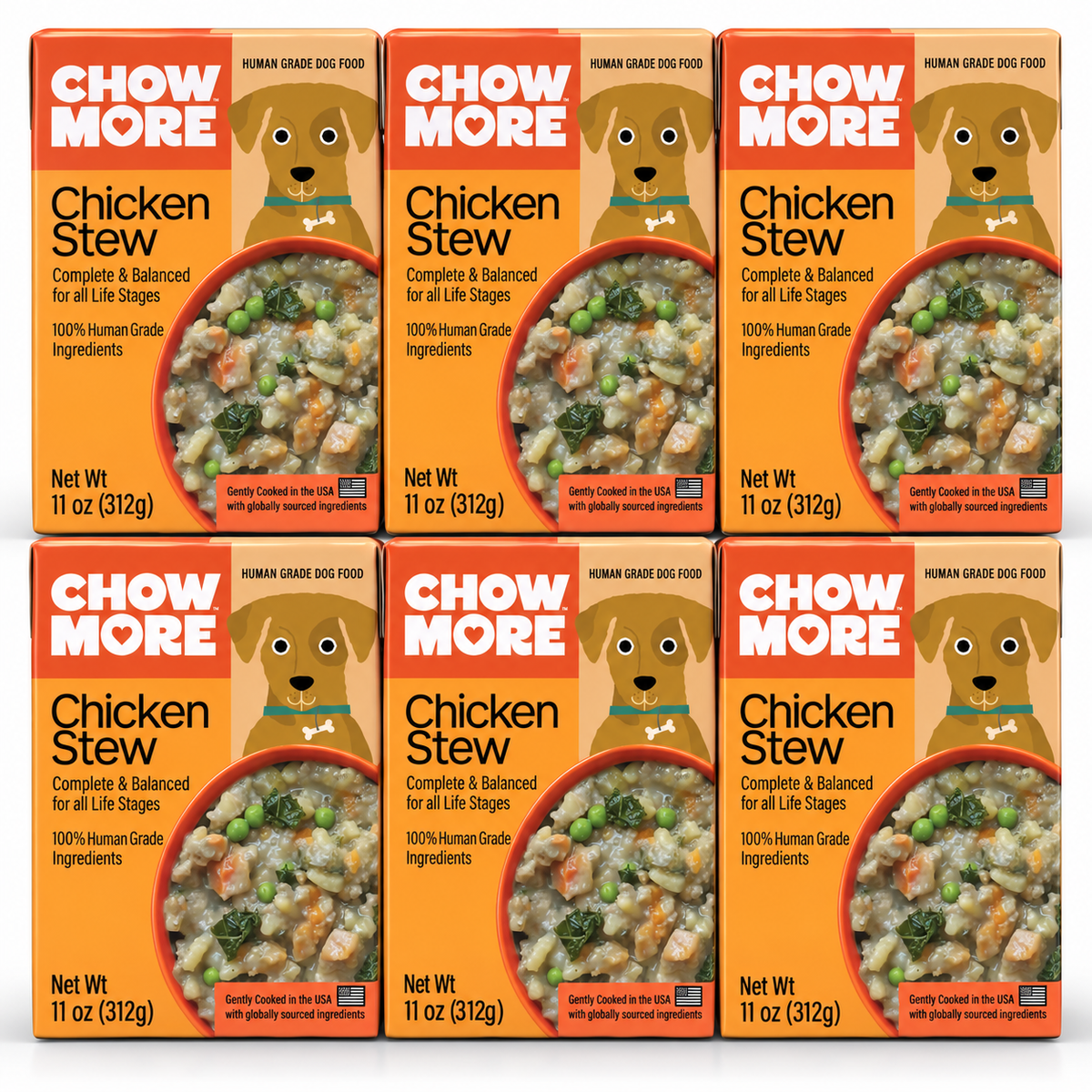 ChowMore Human-Grade Gently Cooked Dog Food Stew